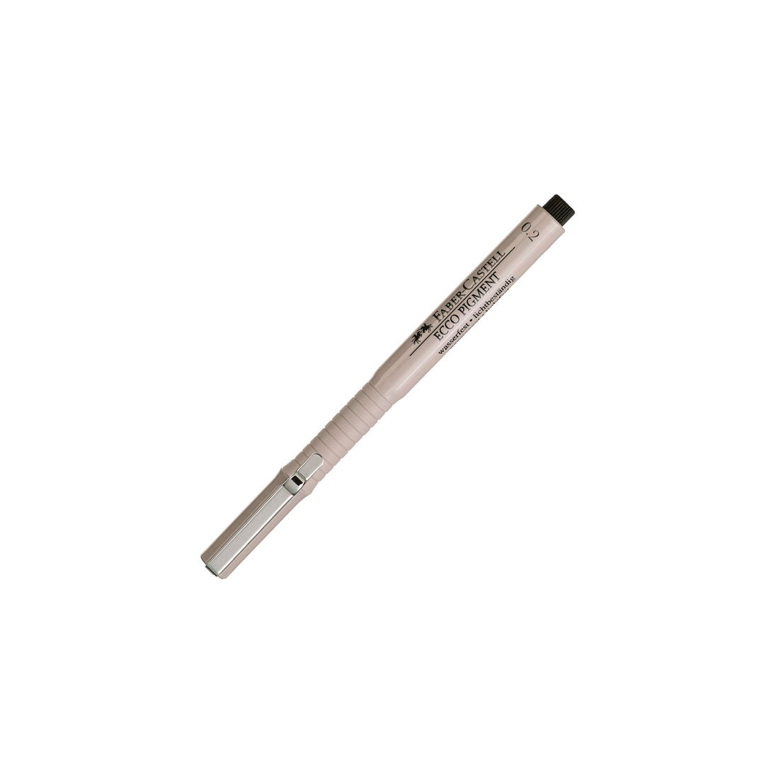 Faber-Castell 0.2 mm Siyah Ecco Pigment Çizim Kalemi - Sanatsal, Teknik ve Detaylı Eskiz Kalemi