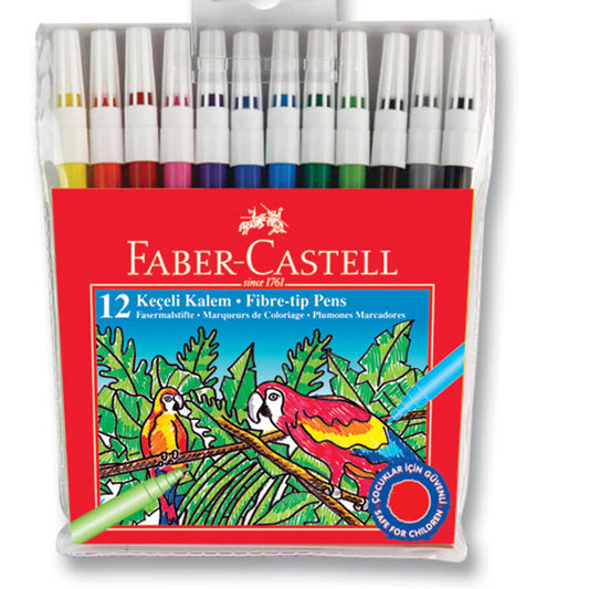 Faber Castell 12'li Keçeli Kalem 155130