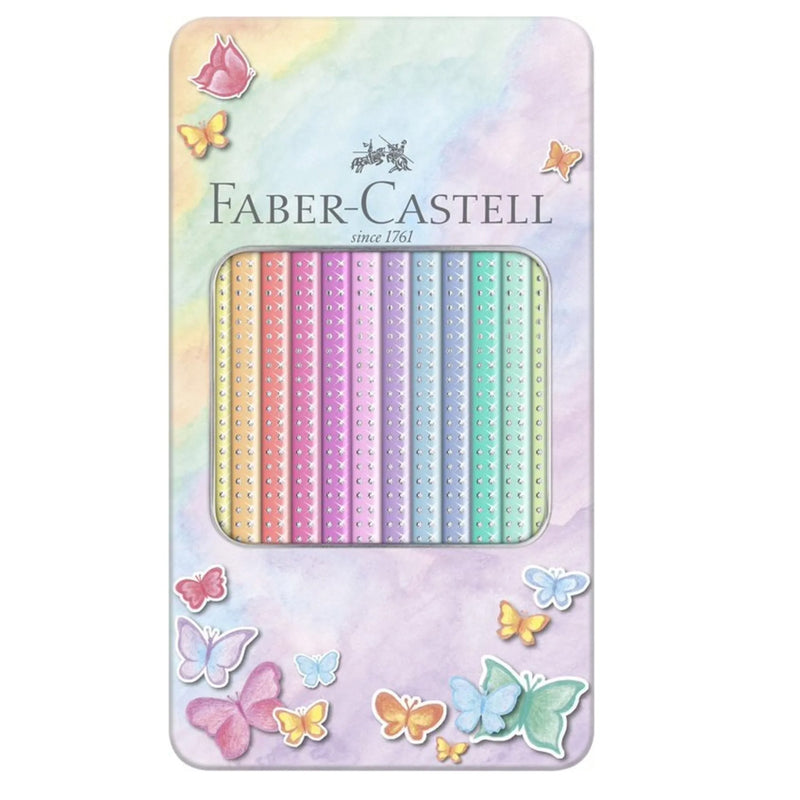 Faber-Castell 12'li Parlak Pastel Renkli Boya Kalemi 5171201910