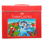 Faber-Castell 24'lü Plastik Çantalı Tutuculu Pastel Boya 5281125125