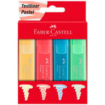 Faber-Castell 46 Pastel Renk 4'lü Fosforlu Kalem 254624