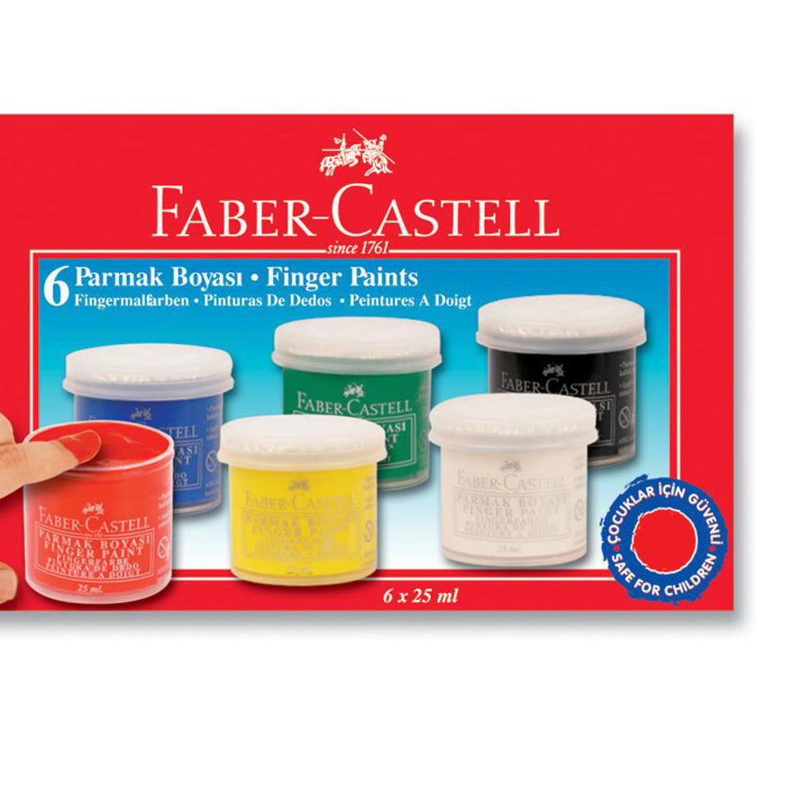 Faber Castell 6'lı Parmak Boyası 160402