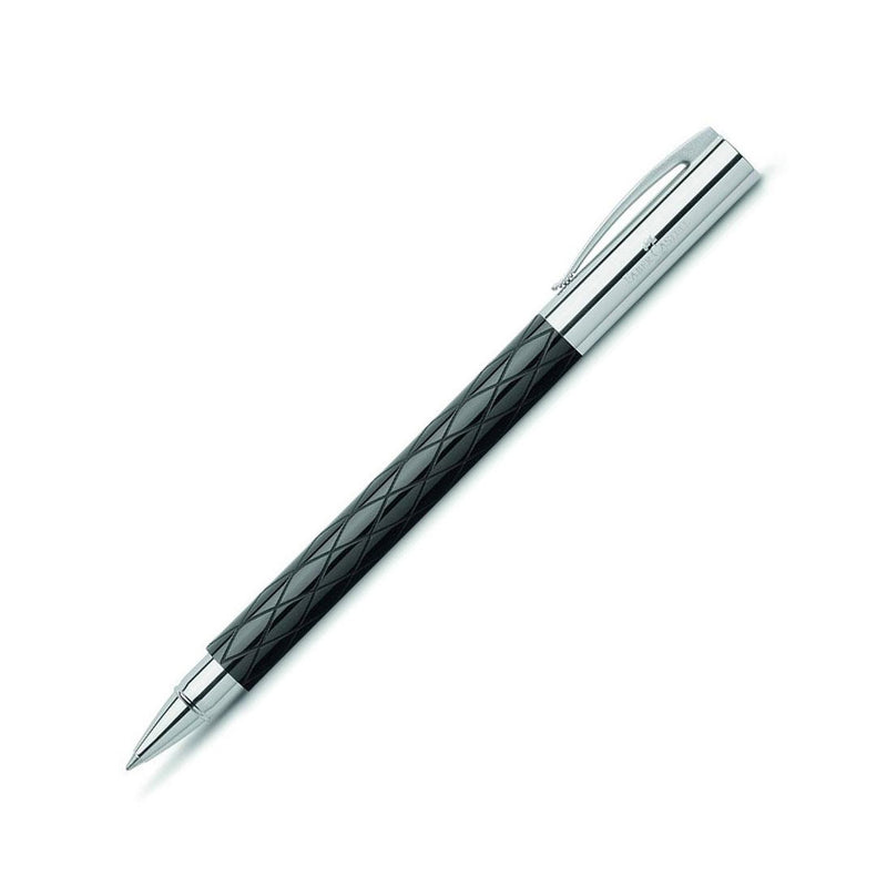 Faber Castell Ambition Rhombus Siyah Roller Kalem - Hediyelik İmza ve Ofis Kalemi