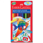 Faber Castell Aquarell 12'li Fırça Hediyeli Kuru Boya Kalemi 5171110622