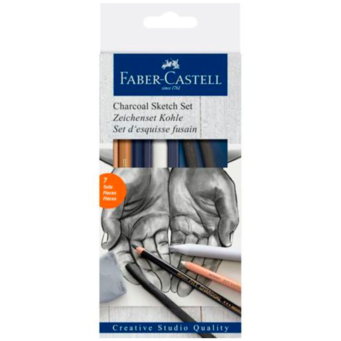 Faber Castell Charcoal Sketch Set Kömür Eskiz Seti 114002