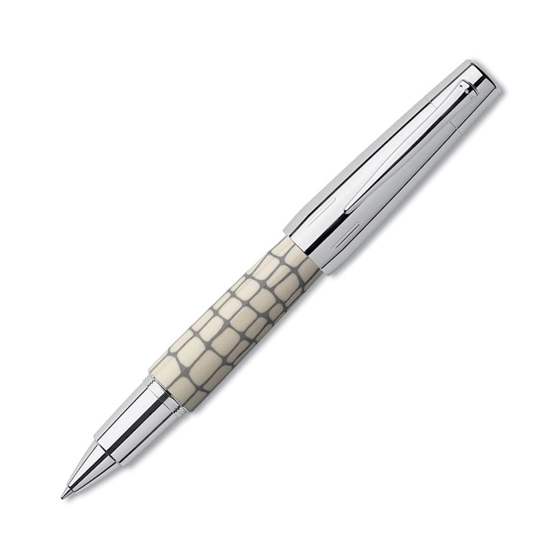 Faber Castell E-Motion Kroko Fildişi Roller Kalem - Hediyelik İmza ve Ofis Kalemi
