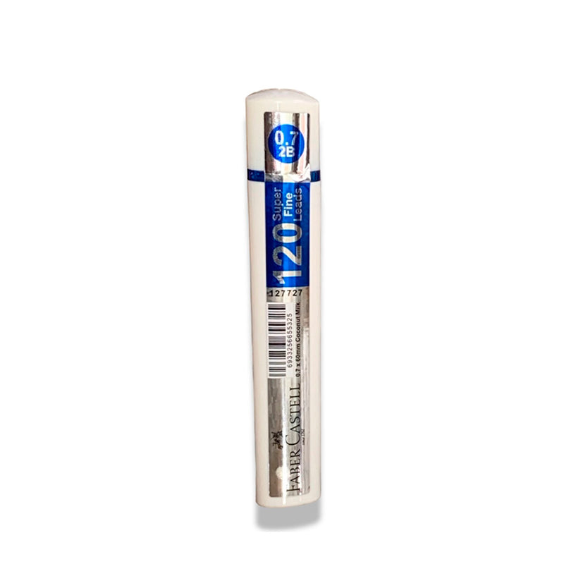 Faber Castell Genz Süt Beyaz 0.7 2B Gri 120'li Uç 127727