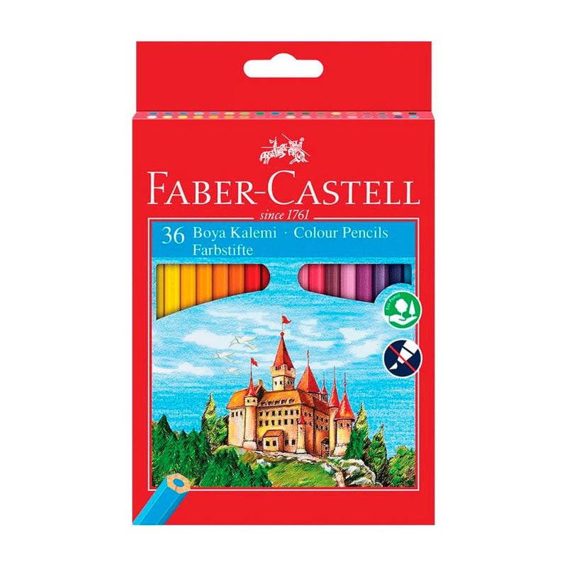 Faber-Castell Kuru Boya Kalemi 36 Lı Karton Kutu 5171000010