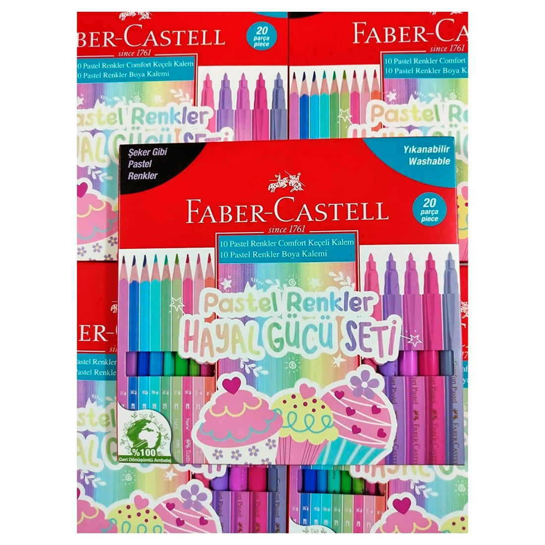 Faber-Castell Metalik Renkler Uzay Hayal Gücü Keçeli Kalem Seti 5062000021
