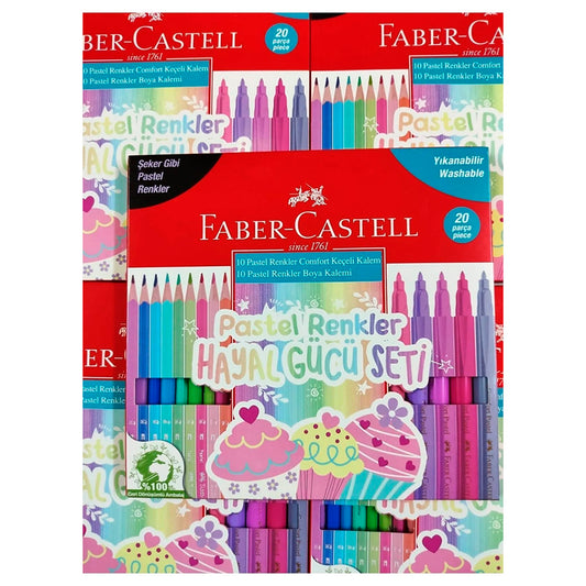Faber-Castell Metalik Renkler Uzay Hayal Gücü Keçeli Kalem Seti 5062000021