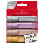 Faber-Castell Metallic Highlighters 4'lü Fosforlu Kalem 154640