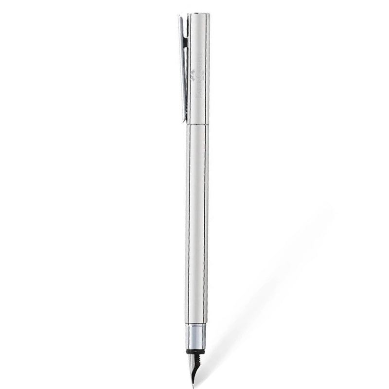 Faber-Castell Neo Slim Parlak Çelik M Uç Dolma Kalem - Hediyelik, İmza ve Ofis Kalemi