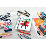 Faber-Castell Pitt Artist 6'lı Manga Shonen Set - Sanatsal Çizim, İllüstrasyon ve Marker Kalemleri