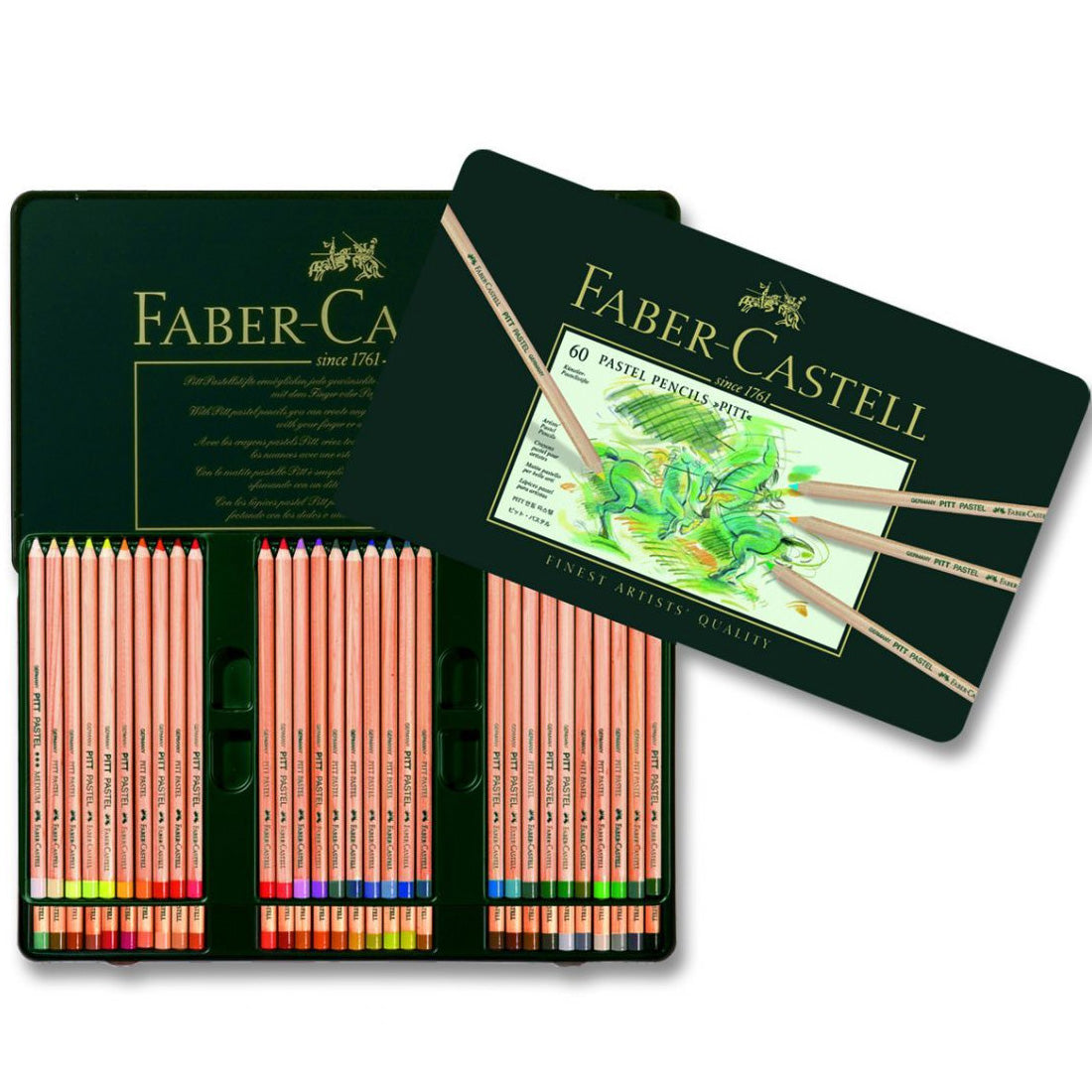 Faber-Castell PITT Pastel Boya 60 Renk - Sanatsal Çizim, Resim ve Hobi Malzemesi