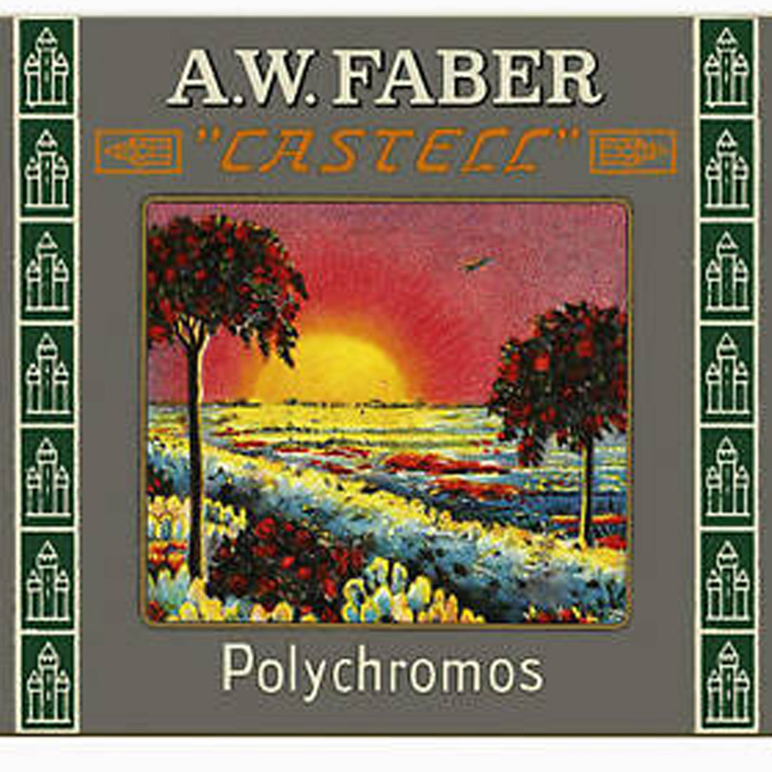 Faber-Castell Polychromos 111.Yıl 24'lü Boyama Kalemi - Sanatsal Çizim ve Profesyonel Kuru Boya