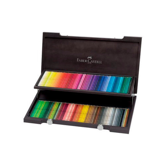 Faber-Castell Polychromos 120'li Ahşap Çantalı Kuru Boya Kalem Seti - Profesyonel Sanatçı ve Çizim