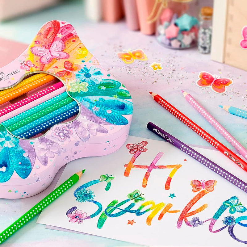 Faber-Castell Sparkle Kelebek 20 Li Boya Kalemi 5062201971