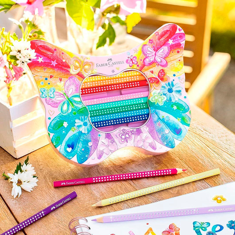 Faber-Castell Sparkle Kelebek 20 Li Boya Kalemi 5062201971