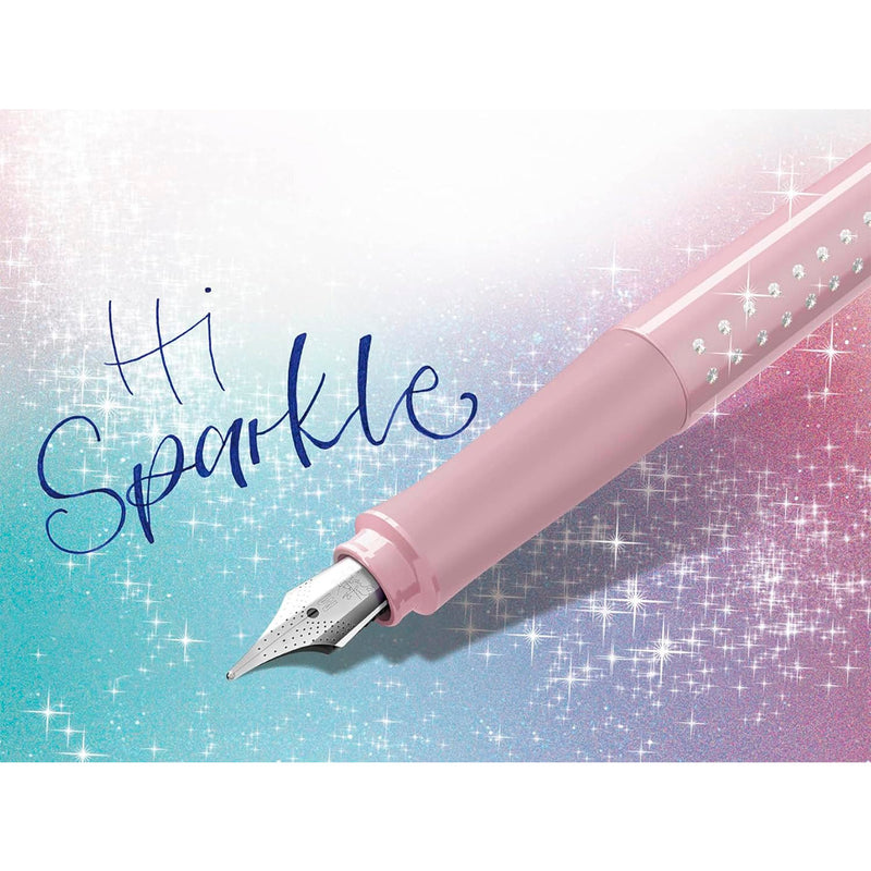 Faber-Castell Sparkle Turkuaz Dolma Kalem - Hediyelik, İmza ve Yumuşak Yazım Kalemi
