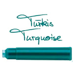 Faber-Castell Turkuaz 6'lı Dolma Kalem Mürekkep Kartuşu - Yedek ve Akıcı Yazım İçin