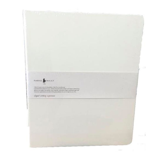 Fabio Ricci 1041 Elio Beyaz Çizgili Defter - Not Tutma ve Planlayıcı İçin