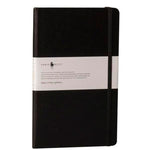 Fabio Ricci 1041 Siyah Çizgili Suni Deri Günlük Defter - Planlayıcı ve Ofis İçin