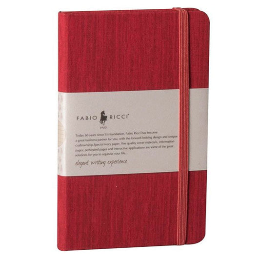 Fabio Ricci 1046 Elio Kırmızı Kareli Defter - Not Tutma ve Okul Defteri