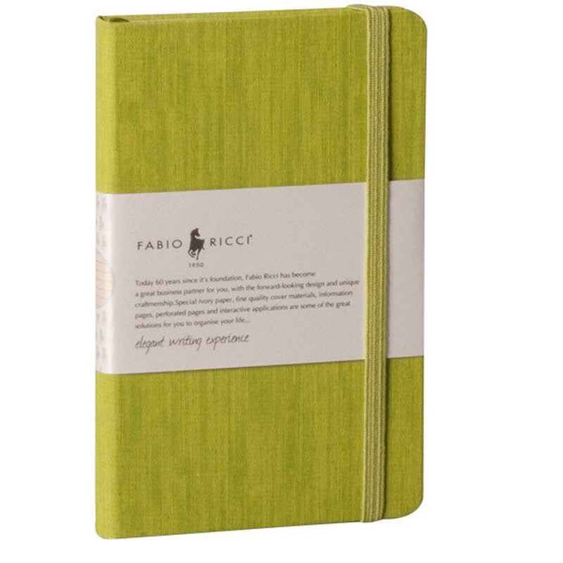 Fabio Ricci Lepidus 1044 Yeşil Kareli Defter - Planlayıcı ve Not Tutma İçin