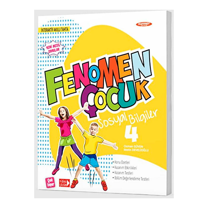 Fenomen Çocuk Yayınları 4. Sınıf Sosyal Bilgiler Soru Bankası