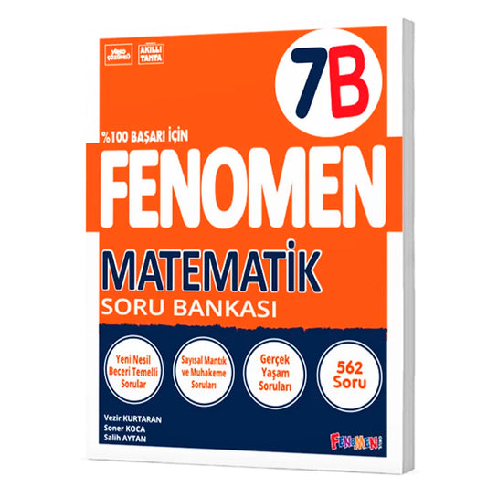 Fenomen Okul Yayınları 7. Sınıf Matematik B Soru Bankası