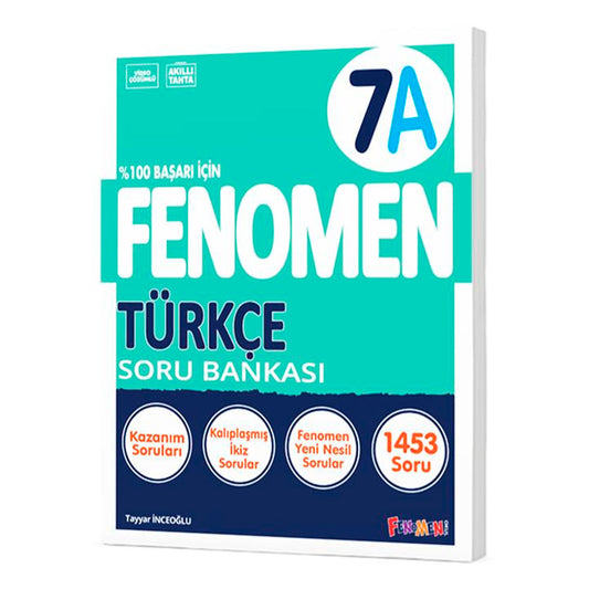 Fenomen Okul Yayınları 7. Sınıf Türkçe (A) Soru Bankası