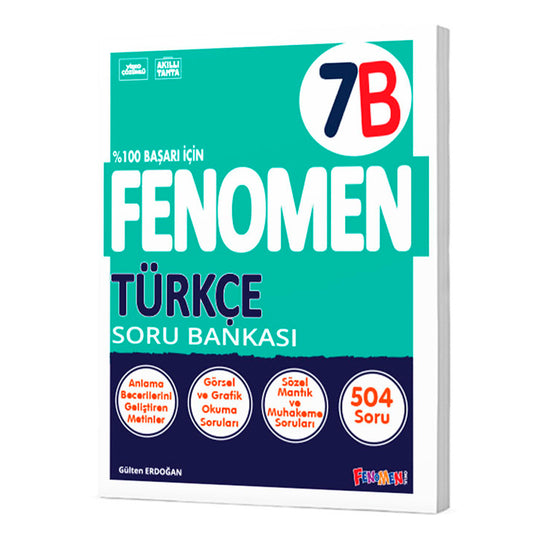Fenomen Okul Yayınları 7. Sınıf Türkçe B Fenomen Soru Bankası