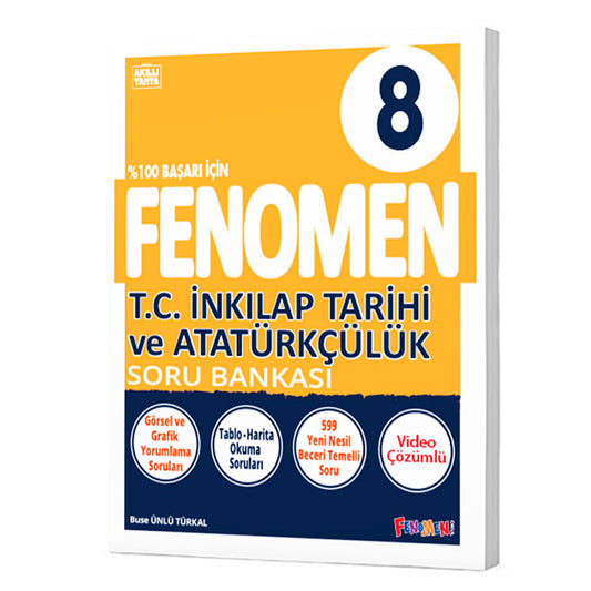 Fenomen Okul Yayınları 8. Sınıf LGS İnkılap Tarihi ve Atatürkçülük Soru Bankası