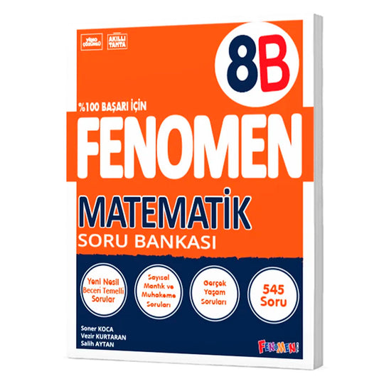 Fenomen Okul Yayınları Ortaokul 8. Sınıf Lgs Fenomen Matematik B Soru Bankası Test Kitabı