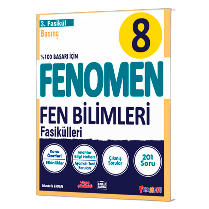 Fenomen Yayın 8. Sınıf Fen Bilimleri Basınç 3. Fasikül