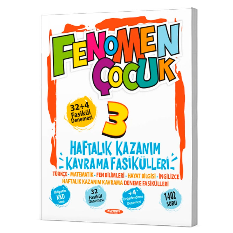 Fenomen Okul Yayınları 3. Sınıf Haftalık Kazanım Kavrama Fasikülleri