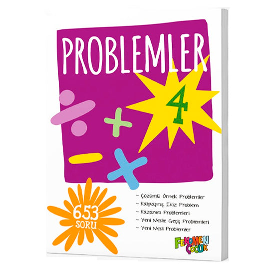 Fenomen Yayınları 4. Sınıf Problemler Soru Bankası