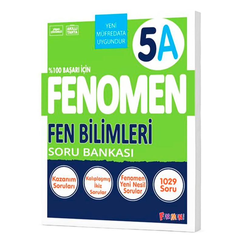 Fenomen Yayınları Ortaokul 5. Sınıf Fen Bilimleri A Soru Bankası Test Kitabı