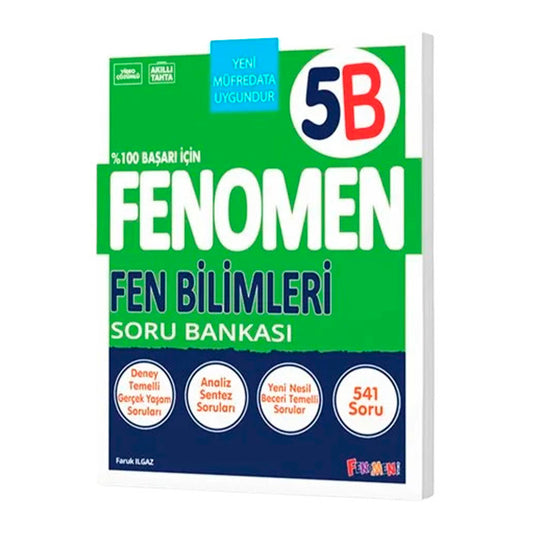 Fenomen Yayınları 5. Sınıf Fen Bilimleri (B) Soru Bankası