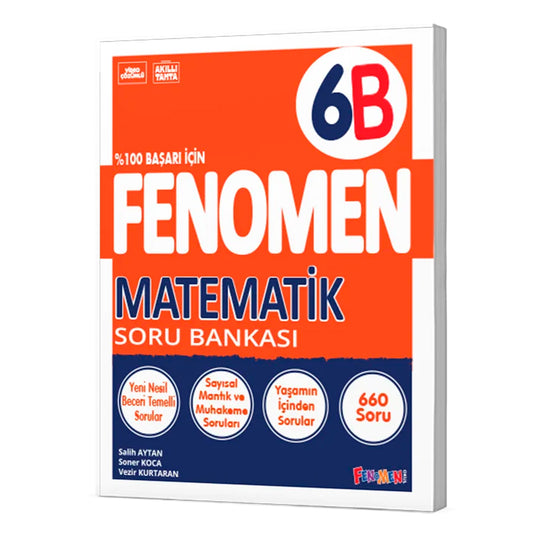 Fenomen Yayınları 6. Sınıf  Matematik B Soru Bankası