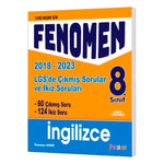 Fenomen Yayınları 8. Sınıf Fenomen LGS İngilizce Çıkmıs Sorular Ve İkiz Soruları