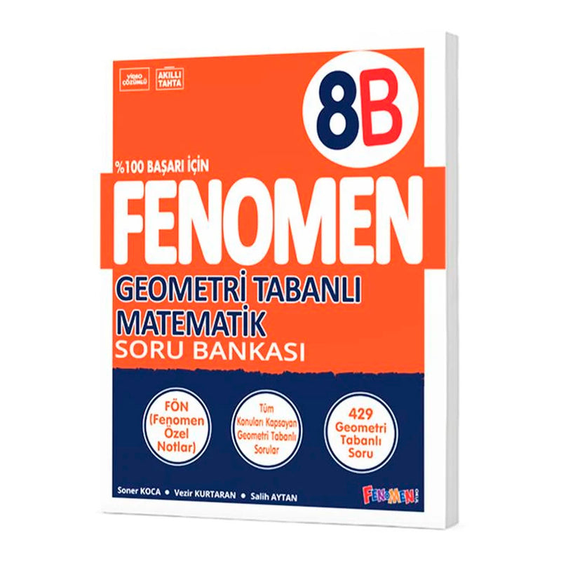 Fenomen Okul Yayınları 8. Sınıf Geometri Tabanlı B Soru Bankası