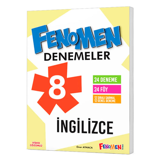 Fenomen Okul Yayınları 8.Sınıf İngilizce Deneme