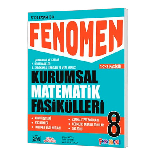Fenomen Yayınları 8. Sınıf Kurumsal Matematik Fasikülleri (1.-2.-3. Fasikül)
