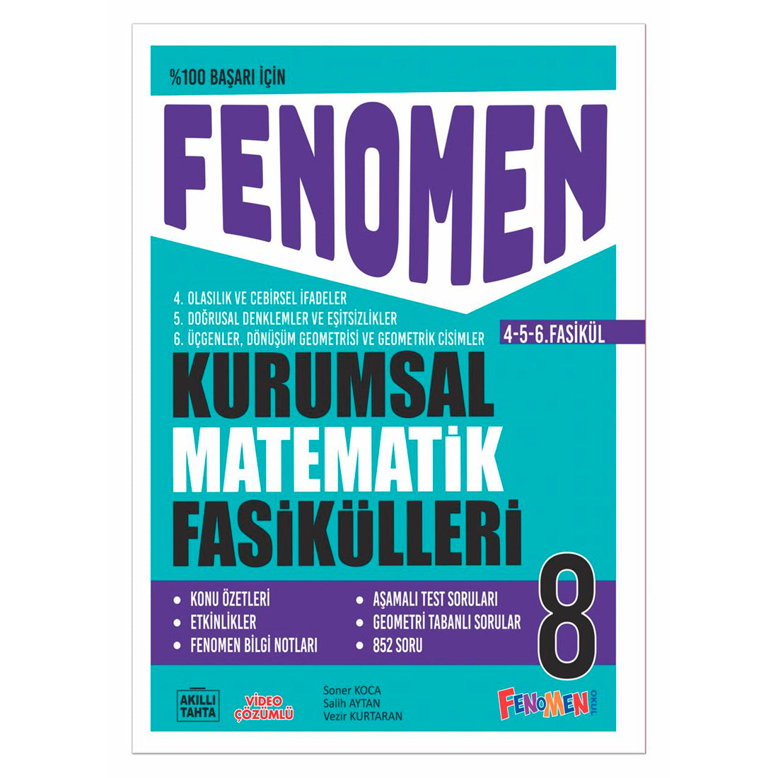 Fenomen Yayınları 8. Sınıf Kurumsal Matematik Fasikülleri (4.-5.-6. Fasikül)