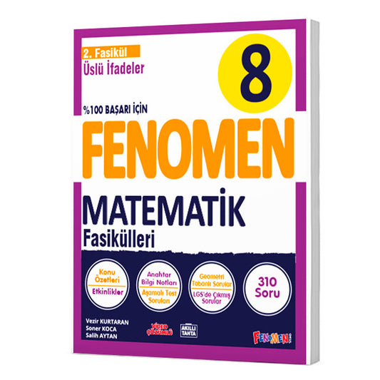 Fenomen Okul Yayınları 8.Sınıf Matematik  2.Fasikül