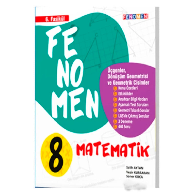 Fenomen  Yayınları 8.Sınıf Matematik 6.Fasikül