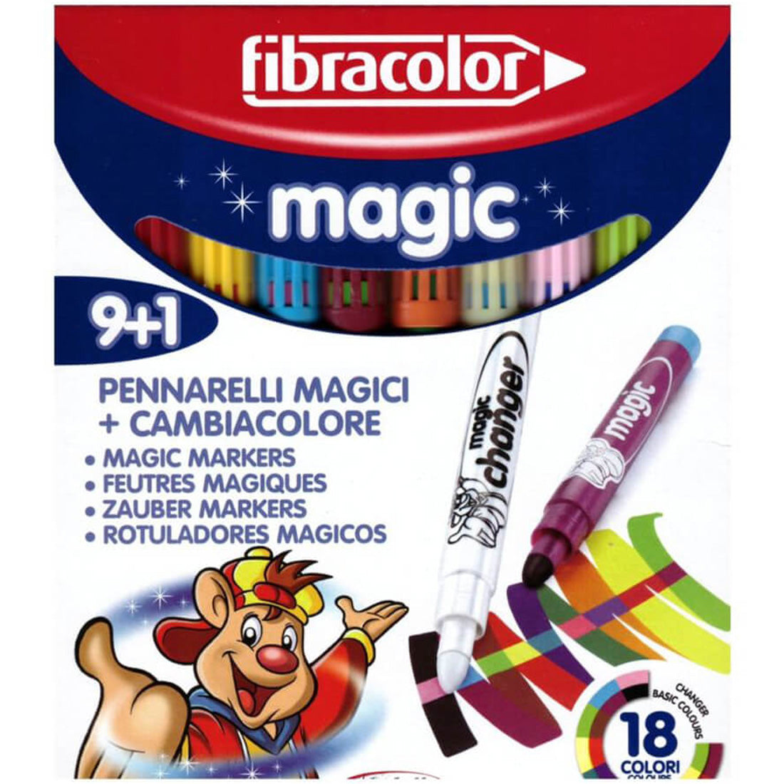 Fibracolor Magic 9+1 Renk Değiştiren Keçeli Kalem