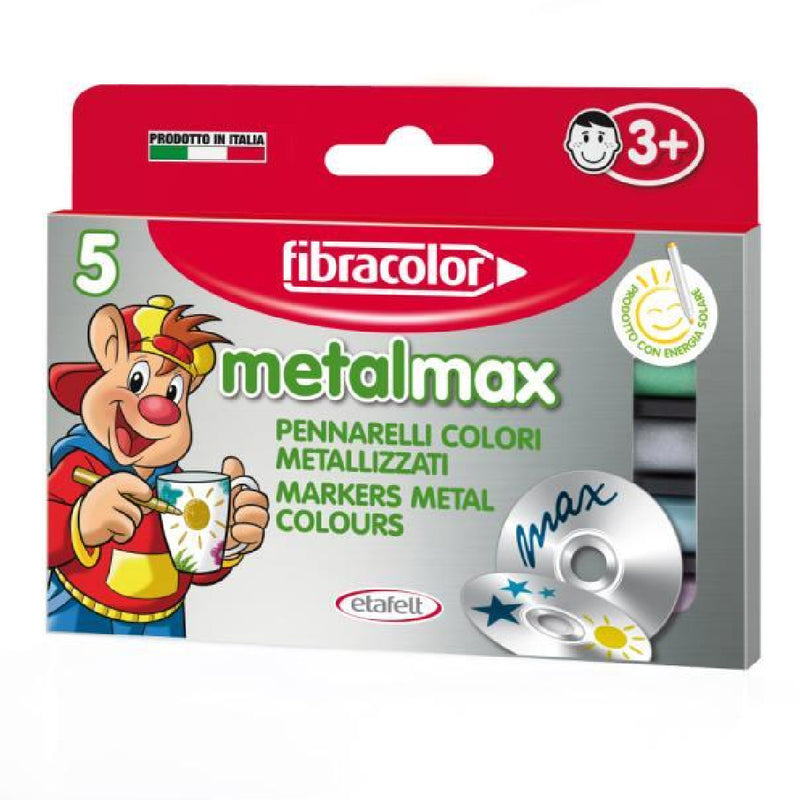 Fibracolor Metal Max 5'li Metalik Keçeli Kalem 5603768