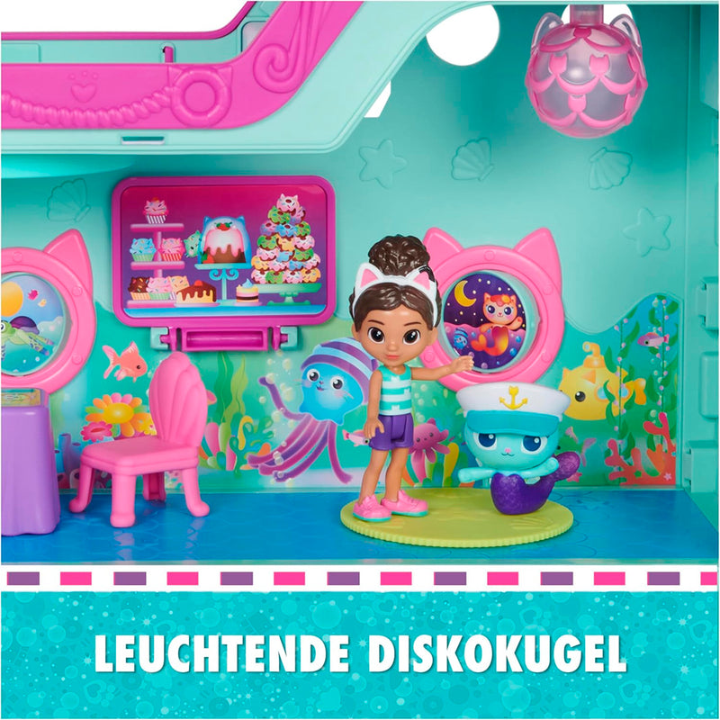 Figür Oyun Set Gabby S Dollhouse Kedi Arkadaş Gemi